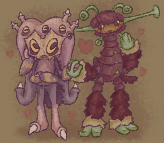 psychicroach's tweet photo. I still like my singing monsters guys 🤯 (this is my first time drawing them in this style, I like how it came out this might be my best drawing epic knurv actually idk) https://t.co/JtCSp0mcuL