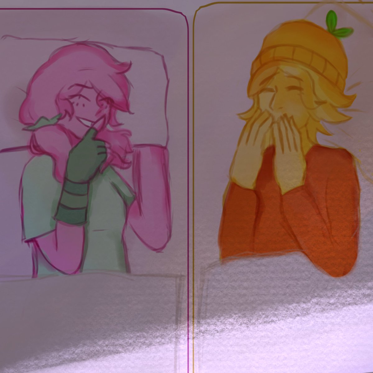 MDTDoodles's tweet photo. OIOII!! Sra. Fufuyu_btw aqui (❄️) 

Já estamos no dia 6, dessa vez com a temática ✨colegas de quarto ✨ com a presença de Linn e Margô de um certo universo alternativo (⁠＾⁠∇⁠＾⁠)⁠ﾉ

Continue lendo a postagem para entender melhor// 
 ✶
#mundotorajo #art https://t.co/AFukLB08Xg