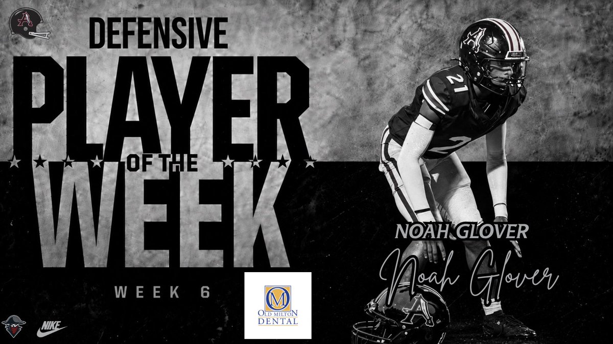 AHSFootball's tweet photo. Week 6 Players of the Week vs. Riverwood.
33-0 win on Homecoming
Player of the Game - @daonlykp_2028
Offensive POW- Justin Stanford
Defensive POW- @Noah_primetime
Special Teams POW- Matthew Schellhous
Scout POW- Gabriel Stringfellow
#AllinAllRaider #BurnTheShips https://t.co/A0QbXQkoRH