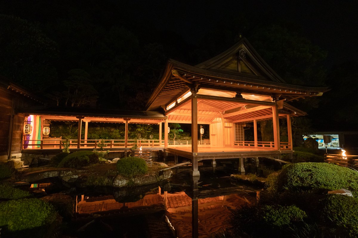 afurijinja's tweet photo. 本日（10/7）、令和8年第45回大山火祭薪能は大山阿夫利神社社務局能楽殿において開催いたします。
詳しくは阿夫利神社公式HPもご参照ください。
https://t.co/P5WnCY8nay https://t.co/d337orDyD9