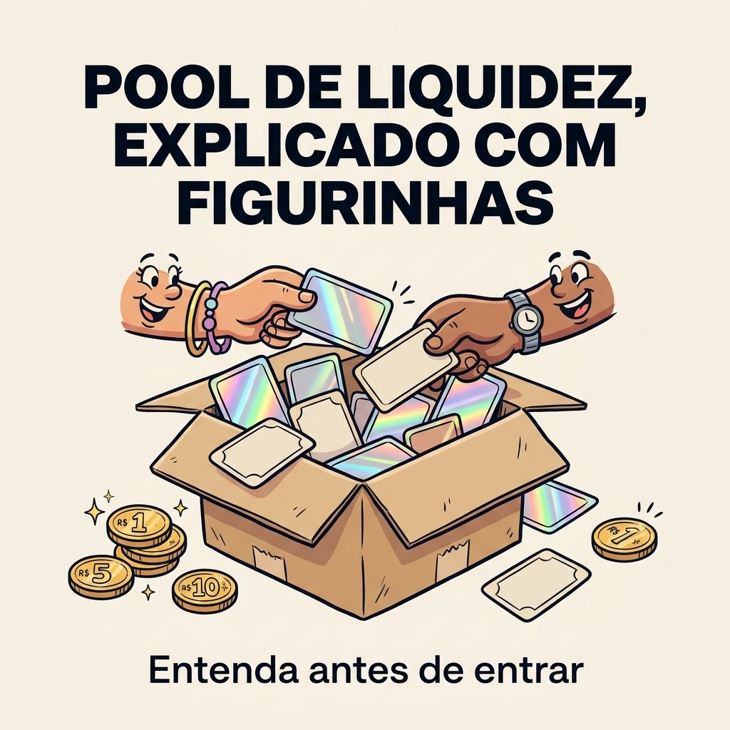 PixGoOficial's tweet photo. Lembra da caixa de troca de figurinhas da turma? Pool de liquidez é parecido.
Cada pessoa deposita dois ativos, as trocas acontecem ali e quem forneceu recebe parte das taxas. Tem risco: entenda antes de entrar.
https://t.co/IwcDSI23Qs
#Cripto #Stablecoin #Bitcoin #PixGo https://t.co/x5pKrzzO2n