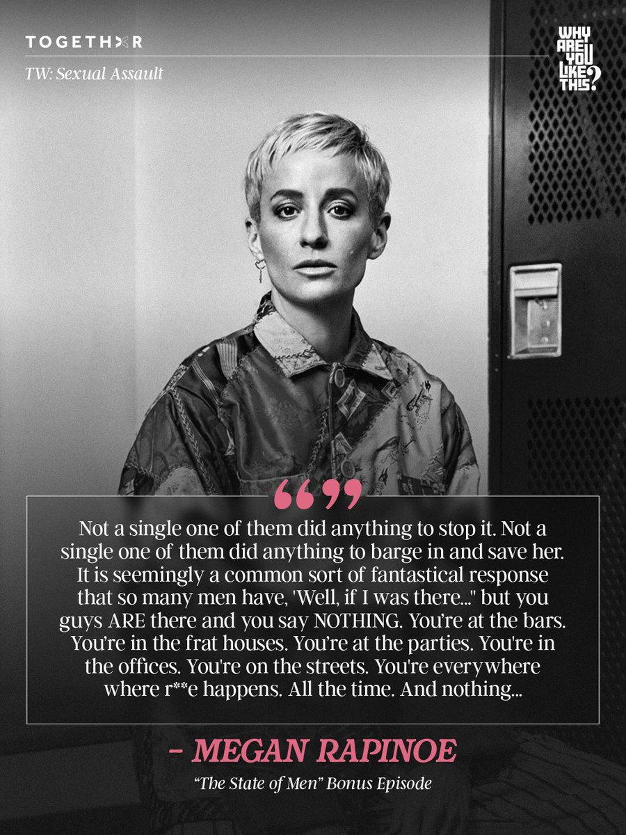 togethxr's tweet photo. A powerful message from Megan Rapinoe on the Cornell University investigation, calling for accountability and greater protection for women. Tune in now on Megan's YouTube for the full statement.

(via @whyareyoulikethis) https://t.co/xExit5k1Kw