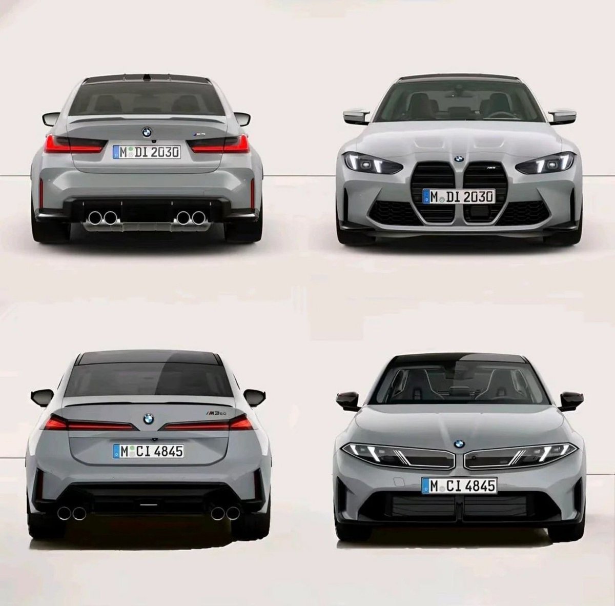 21Jelato's tweet photo. Das war’s für mich wahrscheinlich wirklich mit dem M3. 😂

Der G80 war meiner Meinung nach der letzte M3, der noch richtig Charakter hatte.

Ja, über die riesige Niere konnte man sich anfangs streiten, Mittlerweile finde ich sie echt geil. Aber wenn der nächste M3 wirklich in diese neue BMW Designrichtung geht, bin ich raus.

Außen erkenne ich kaum noch einen M3 und innen könntest du das BMW Logo vom Lenkrad nehmen und mir erzählen, ich sitze in irgendeinem chinesischen Elektroauto.

Technisch wird das Ding wahrscheinlich komplett geisteskrank.

Aber optisch? Für mich ein brutaler Rückschritt.

G80 oder neue Generation welchen würdet ihr nehmen?