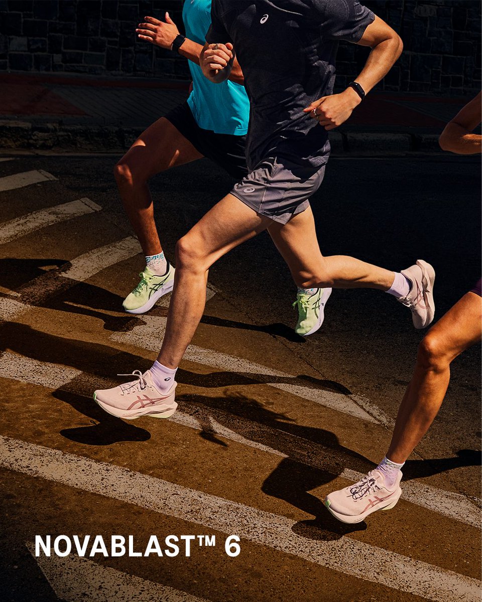 ASICSmexico's tweet photo. Cada zancada se siente más ligera que la anterior.
El modelo NOVABLAST™ 6 convierte tu energía en impulso para que nunca frenes el ritmo.
Conócelo en tiendas ASICSy en https://t.co/heap7H8y1T
#ASICS #MYBMYM #NOVABLAST6 https://t.co/pEa3czpA8W