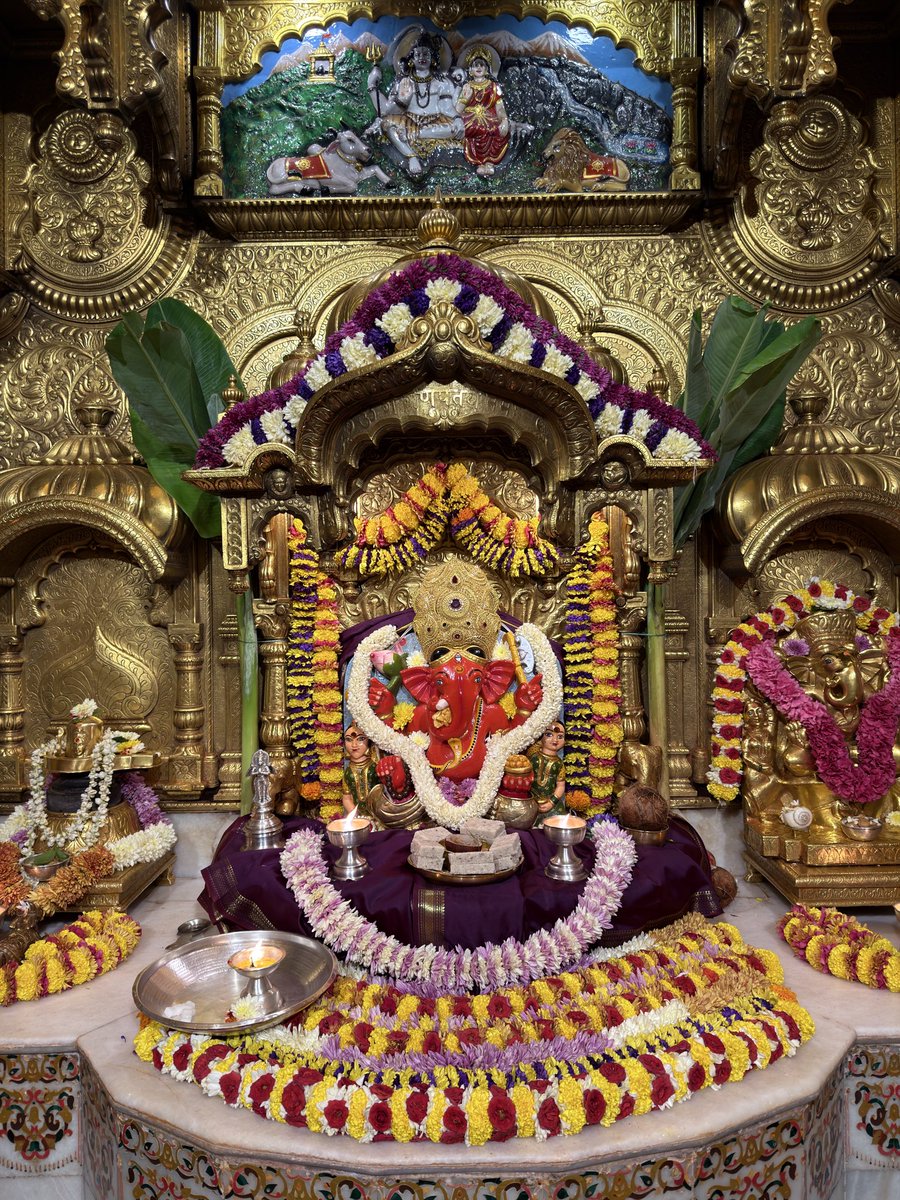 SVTMumbai's tweet photo. 🙏गणपती  बाप्पा मोरया 🌺मंगलमूर्ती मोरया 🙏०७/१०/२०२६
🙏Ganapati Bappa Moraya 🌺 Mangalmurti Moraya  🙏 07/10/2026 https://t.co/IZtWvFB9hD