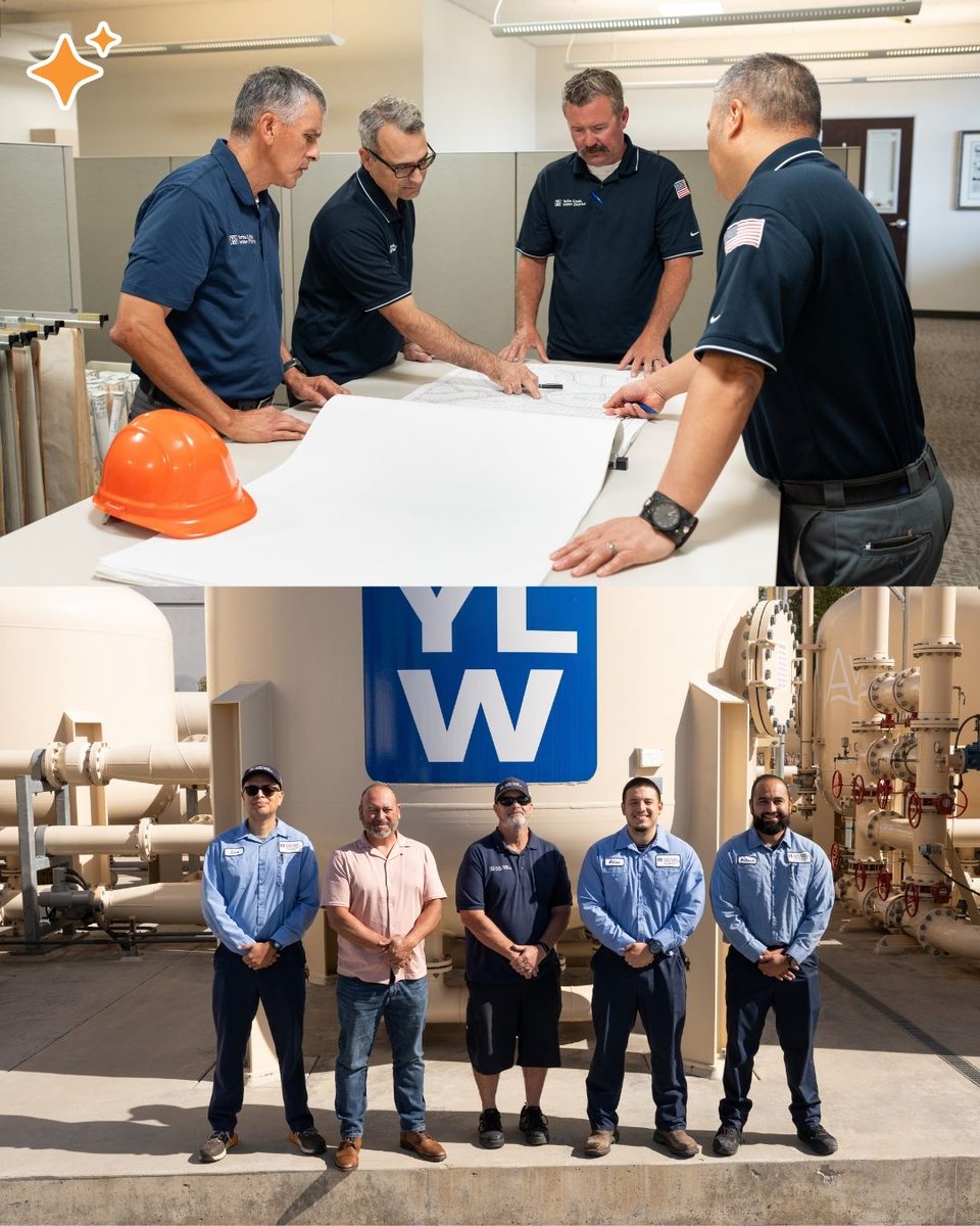 YLWD's tweet photo. This week is #WaterProsAppreciationWeek! 💧 We'd like to show off the amazing, hard working men and women working behind the scenes at YLWD. 🧡💙 From Admin to Operations, thank you for the incredible work you perform each day for customers. Your work is worth celebrating! 💪✨ https://t.co/OZj95zB7vO