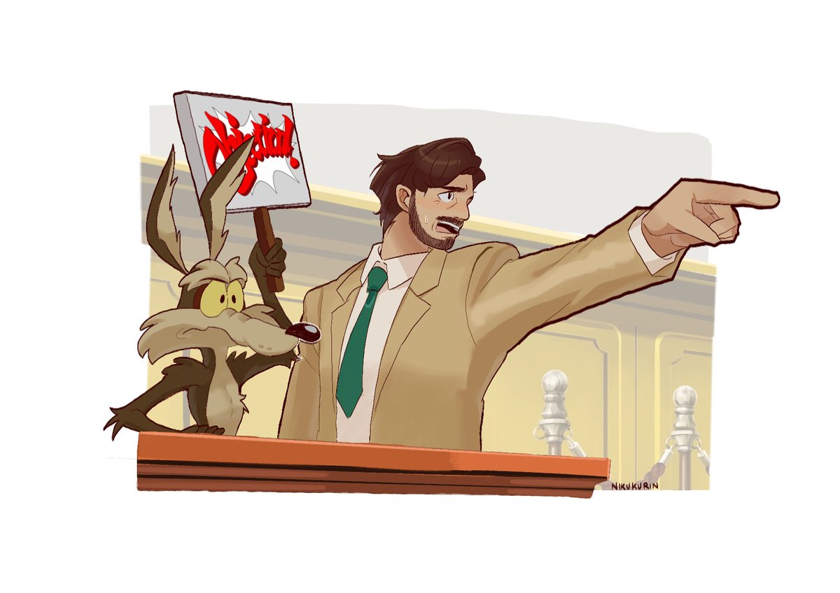 nikukurin's tweet photo. Kevin Avery: Ace Attorney

#coyotevsacmeㅤㅤ #aceattorney https://t.co/VQddxDc43Z