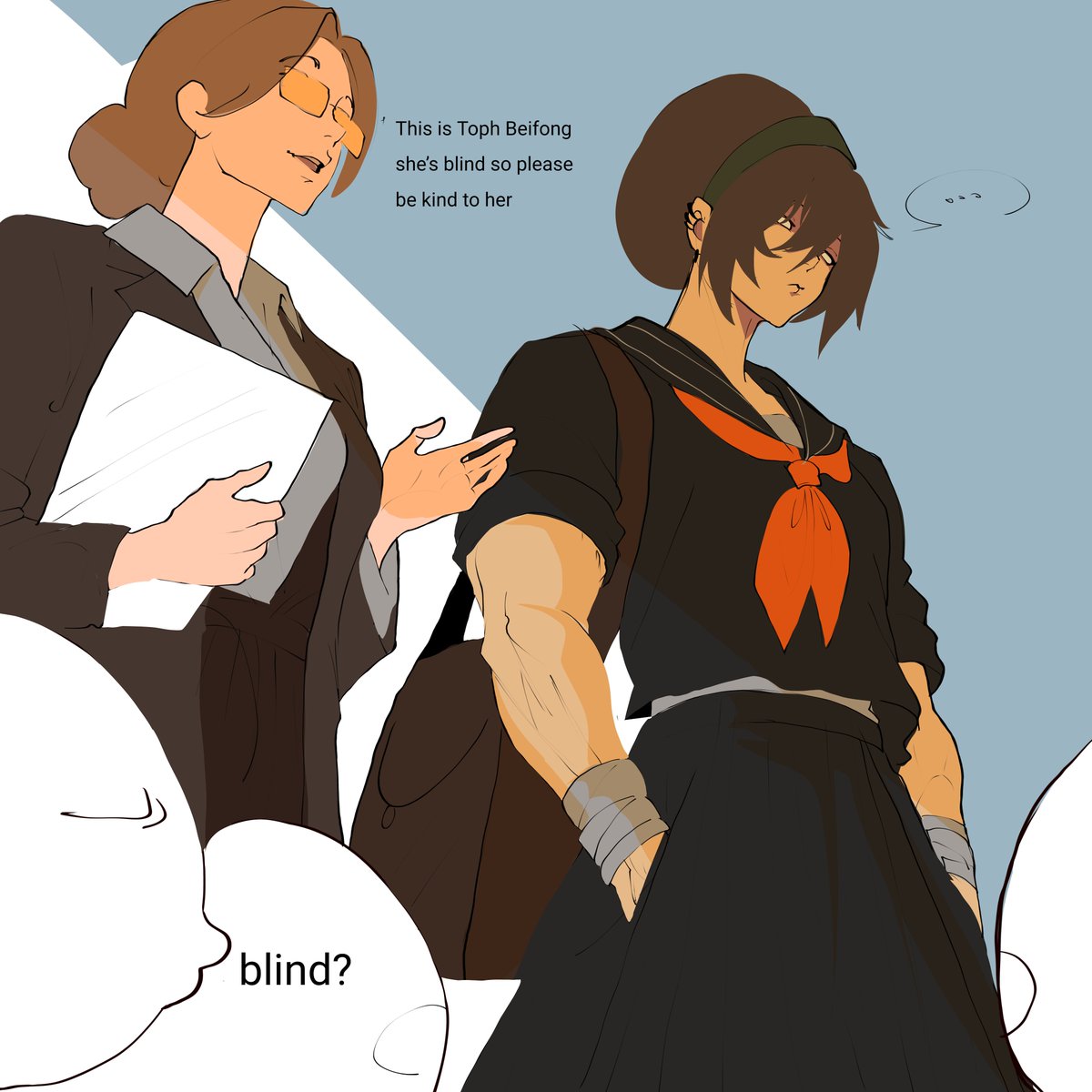 MeoMeo137145's tweet photo. High school au 1/2
#AvatarTheLastAirbender #ATLA #katoph #toph #katara https://t.co/86Ha8uxKhv