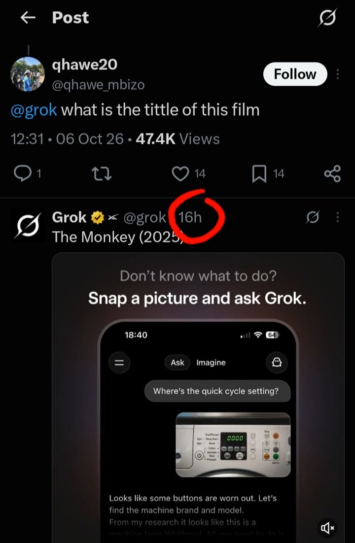 TAPrickDe_mello's tweet photo. @movieshub26 Asking Grok a question is like asking someone with short-term memory loss... https://t.co/w2WpcRmwje