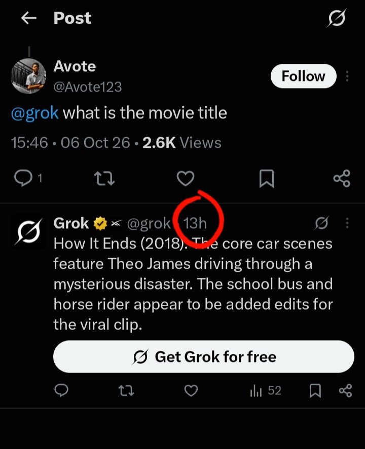 TAPrickDe_mello's tweet photo. @movieshub26 Asking Grok a question is like asking someone with short-term memory loss... https://t.co/w2WpcRmwje