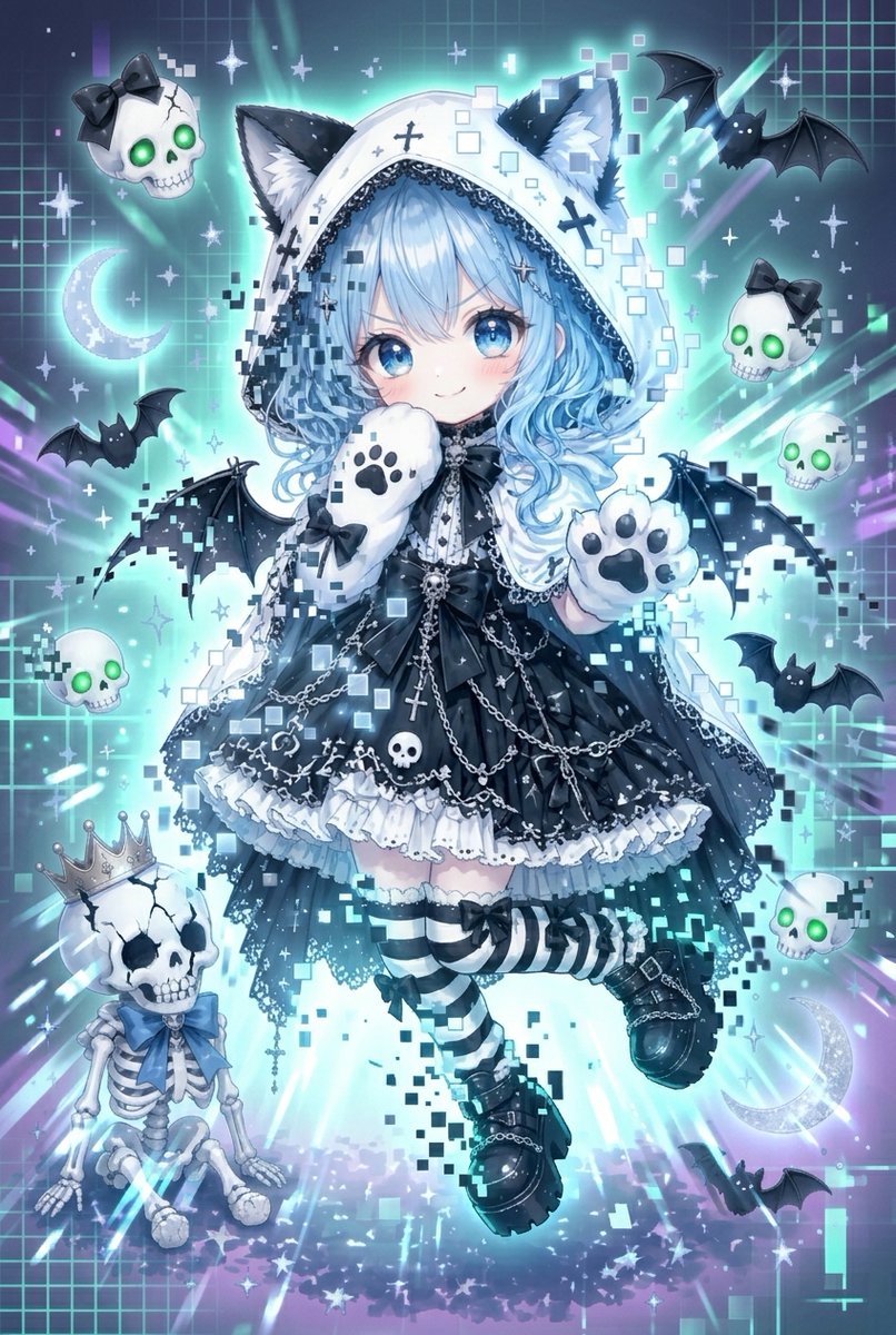 k_ChapoNova's tweet photo. #AIピクセルディスインテグレーション
「ピクセルに崩壊する黒猫少女」

#AIart https://t.co/hjpTIP0sm2