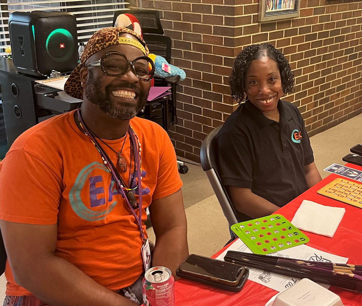 EngagingAR's tweet photo. Our Texarkana team joined the annual National Night Out, connecting with neighbors, sharing resources, and being part of the community we serve.

This event was hosted at the center operated by Bridging the Gaps of Arkansas. https://t.co/FZsNKqSRNq