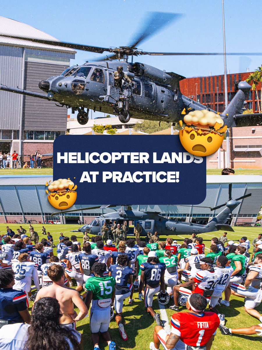 ArizonaFBall's tweet photo. Called in some air support 🚁
#AFFlyover https://t.co/WQp4xu3YQs