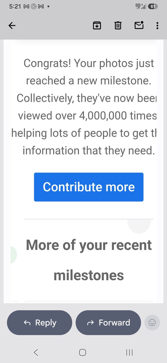 Dinesh_Pandya_'s tweet photo. Dear @googlemaps ,
Thank you for appreciation. On one side you encourage us to contribute more, but on other side we are short of storage space. Give us #LocalGuide more storage. 
#Google #GoogleMap #GoogleLocalGuide #GoogleIndia https://t.co/lflJMyZeBw