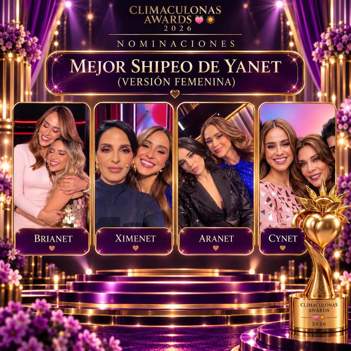 CCLAWARDS's tweet photo. Primera nominacion de los Climaculonas Choice Awards.

Todas las nominaciones serán presenradas el día de hoy y mañana se habrían las votaciones, pueden mostrar su apoyo a los nominados desde ya. https://t.co/9IvxnPEi8b
