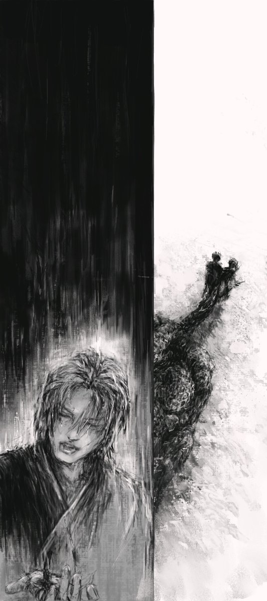 szyp_slice's tweet photo. Pirateez #Woosan but they’re slaying monsters
#ATEEZfanart https://t.co/IQXarbOMdH