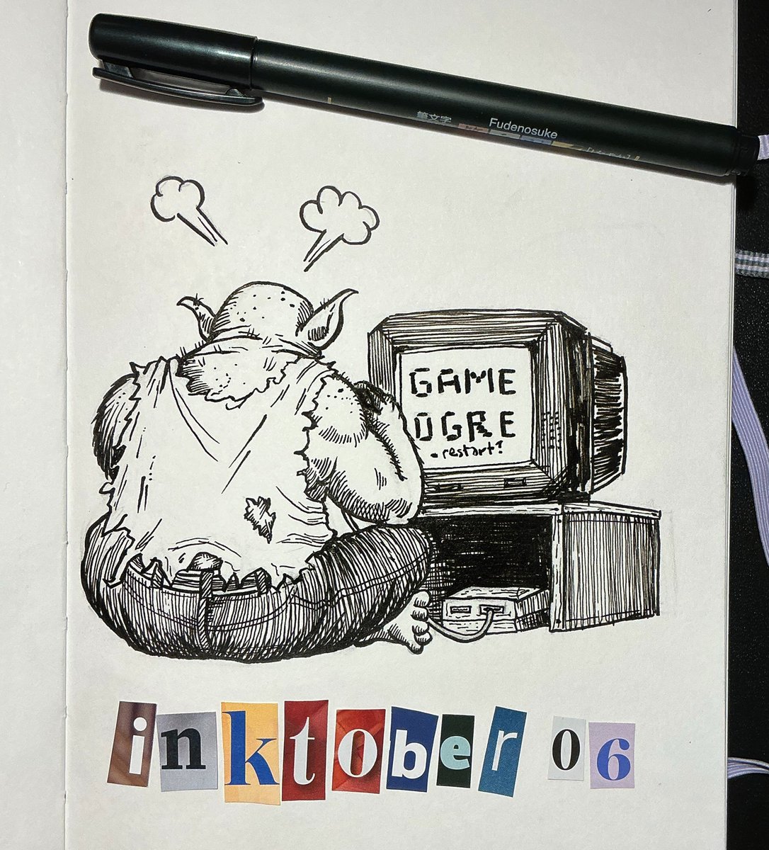 dddexter3d's tweet photo. @inktober - day 06: ogre

don't you hate it when you get game ogre?

#inktober #inktober2026 #inktoberchallenge 
#inktoberOGRE #inktober2026OGRE https://t.co/dlbmWuDrE4