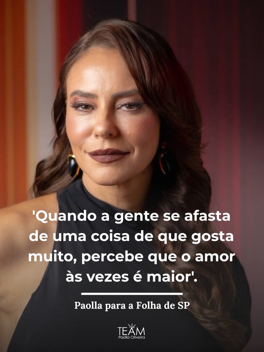 team_paolla's tweet photo. Confira a entrevista da @paollaoliveirareal para a Coluna Mônica Bergamo - Folha de São Paulo.

Créditos: 
https://t.co/icwdyD6pLg https://t.co/XXlS2yYwCV