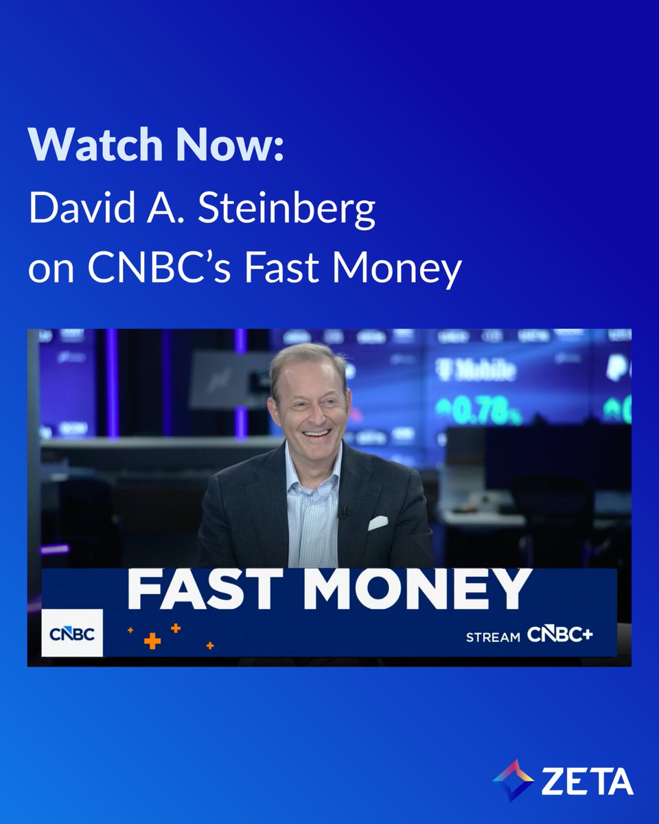 dsteinberg10000's tweet photo. Great conversation with the @CNBCFastMoney team today.

We discussed how quickly the enterprise AI market is developing and why the Intelligent AI Infrastructure we’re building at @ZetaGlobal creates a much larger opportunity for the company. $zeta
LG 🚀🚀🚀

In case you missed it live, watch here: https://t.co/pPWKpStE6O