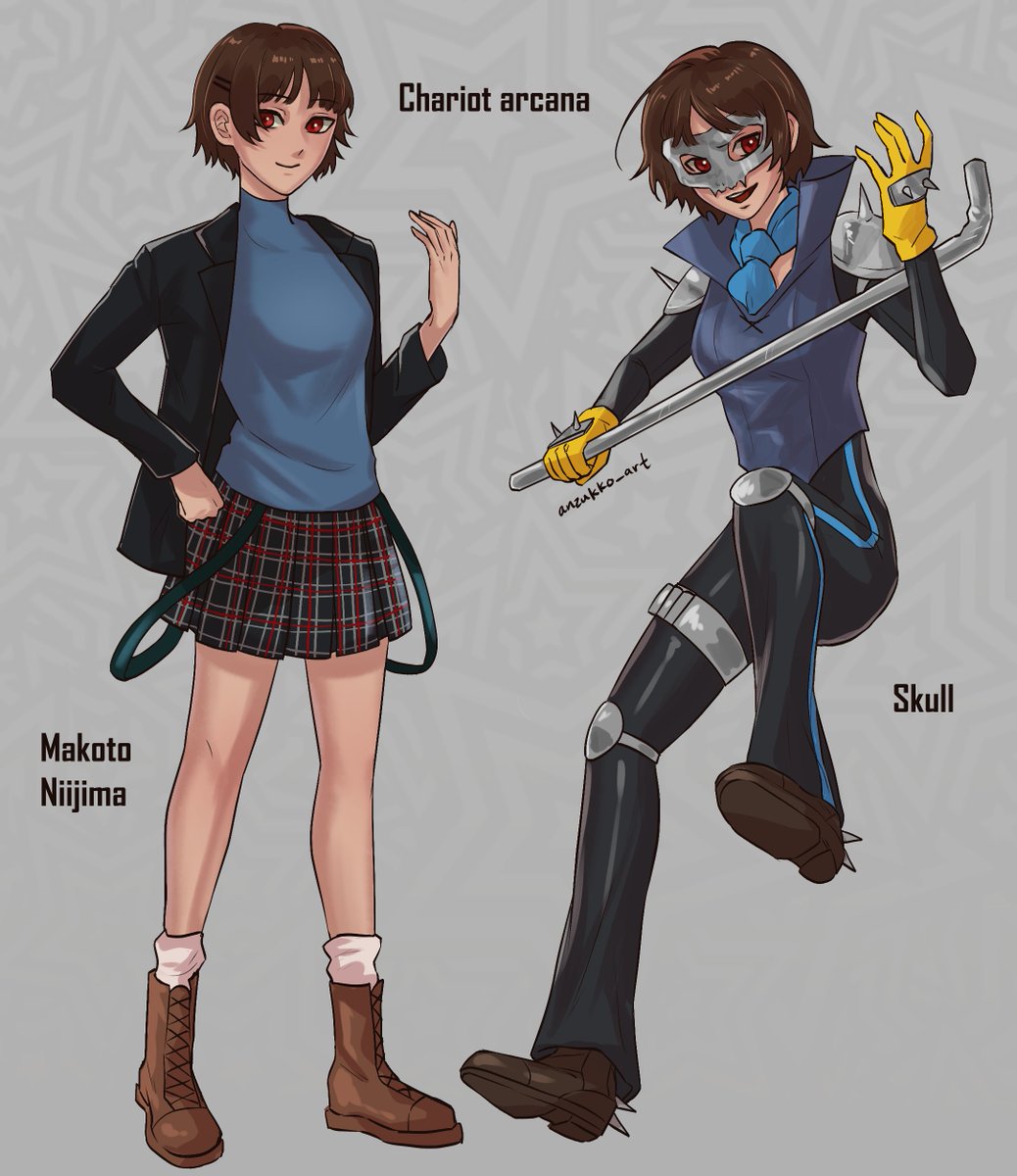 anzukko_art's tweet photo. P5 arcana swap - Member of the Shujin boxing club that was shut down. A bit of a delinquent, many students are scared of her "Fist of Justice"
#persona5 #p5 #ペルソナ5 https://t.co/atyJmHqAji