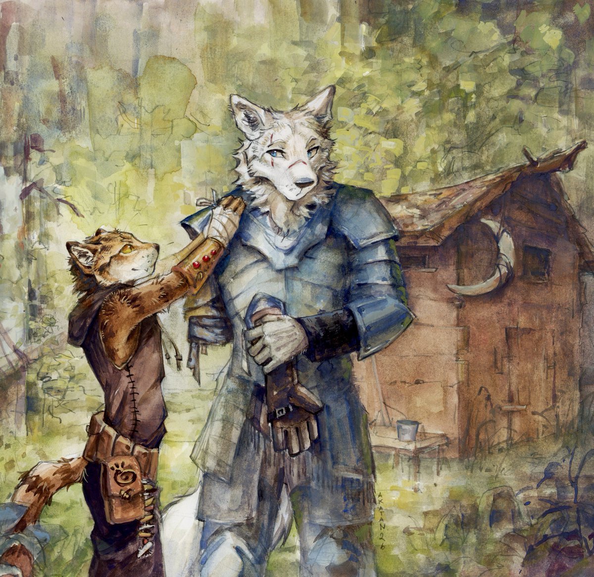 Akatan_art's tweet photo. Dressing up https://t.co/j2XmVdQIXC