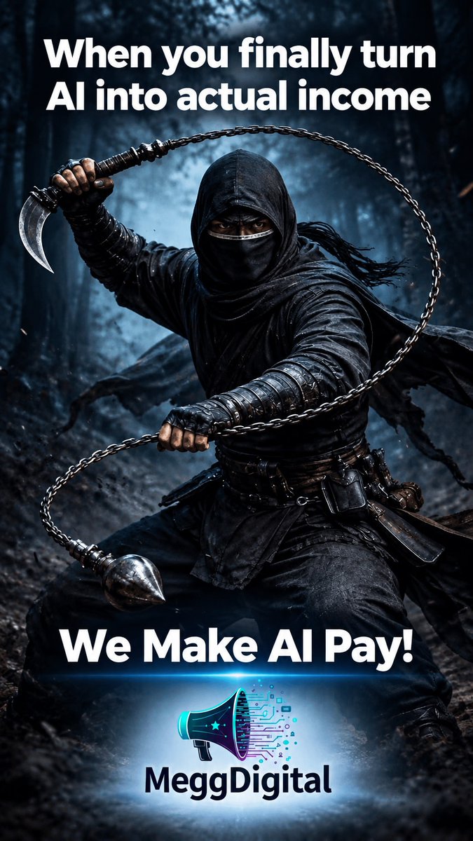 MeggDigital's tweet photo. Stop collecting AI tools. Start building something with them. 🤖💰
Pick one problem. One AI tool. One offer. Then test it.
You don’t need to master AI—you need a clear next step.
🎯 Get yours at https://t.co/w32RxgPUPQ
We Make AI Pay!
#AIForBeginners #AITools #AIIncome #SideHust…