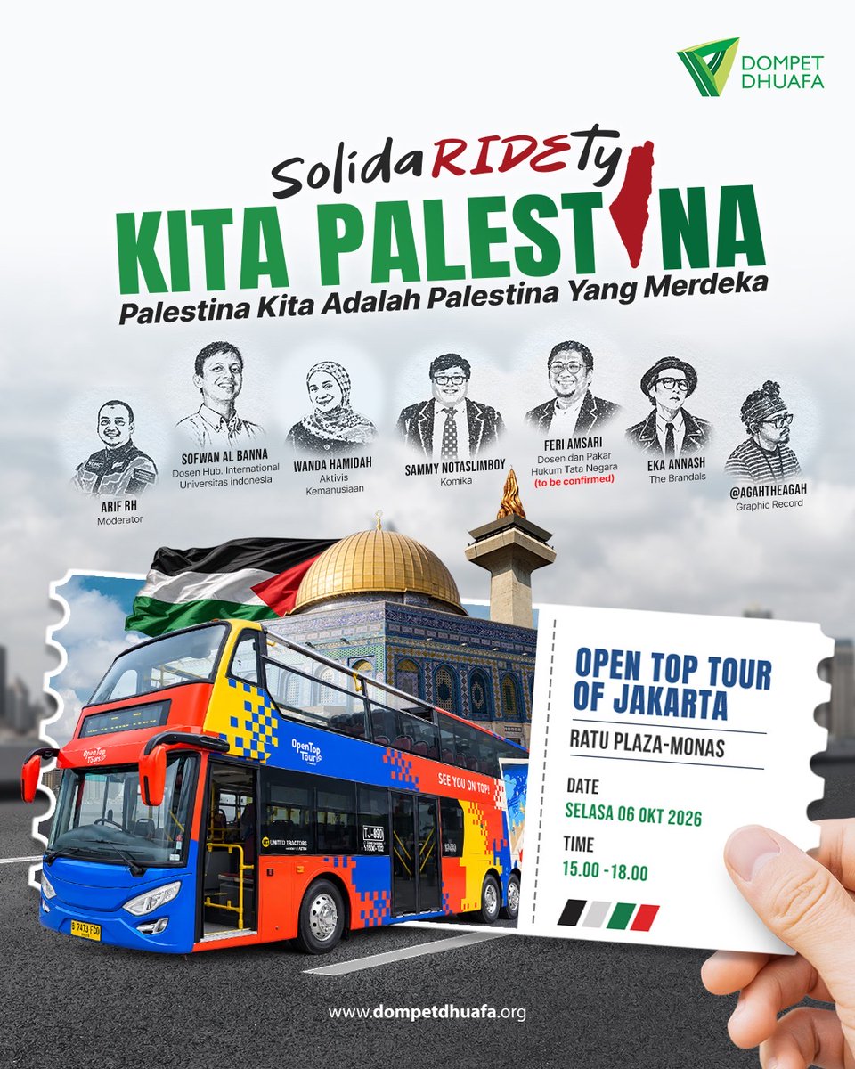 agahtheagah's tweet photo. Bersama @dompetdhuafaorg bersama #PalestineWillBeFree 
#mugibagja https://t.co/nwcOKdU3R6