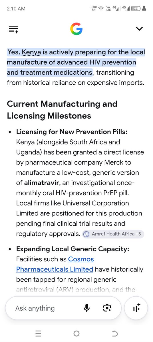 rubulimugovero's tweet photo. @yaShipila_n We are licenced to manufacture our own drugs https://t.co/PSCZmtot4F