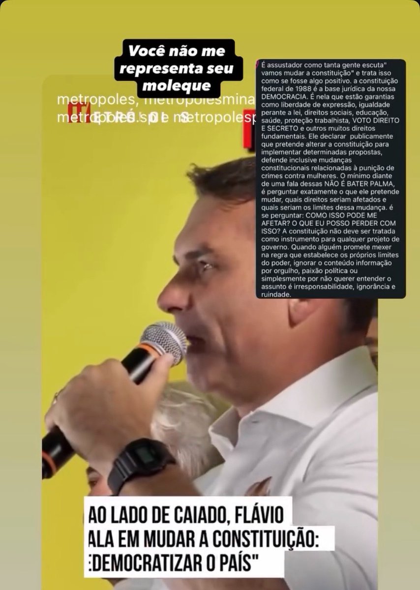 ecarolynnn's tweet photo. “você não me representa seu moleque” TE AMO MAINHA https://t.co/txpDArovD1