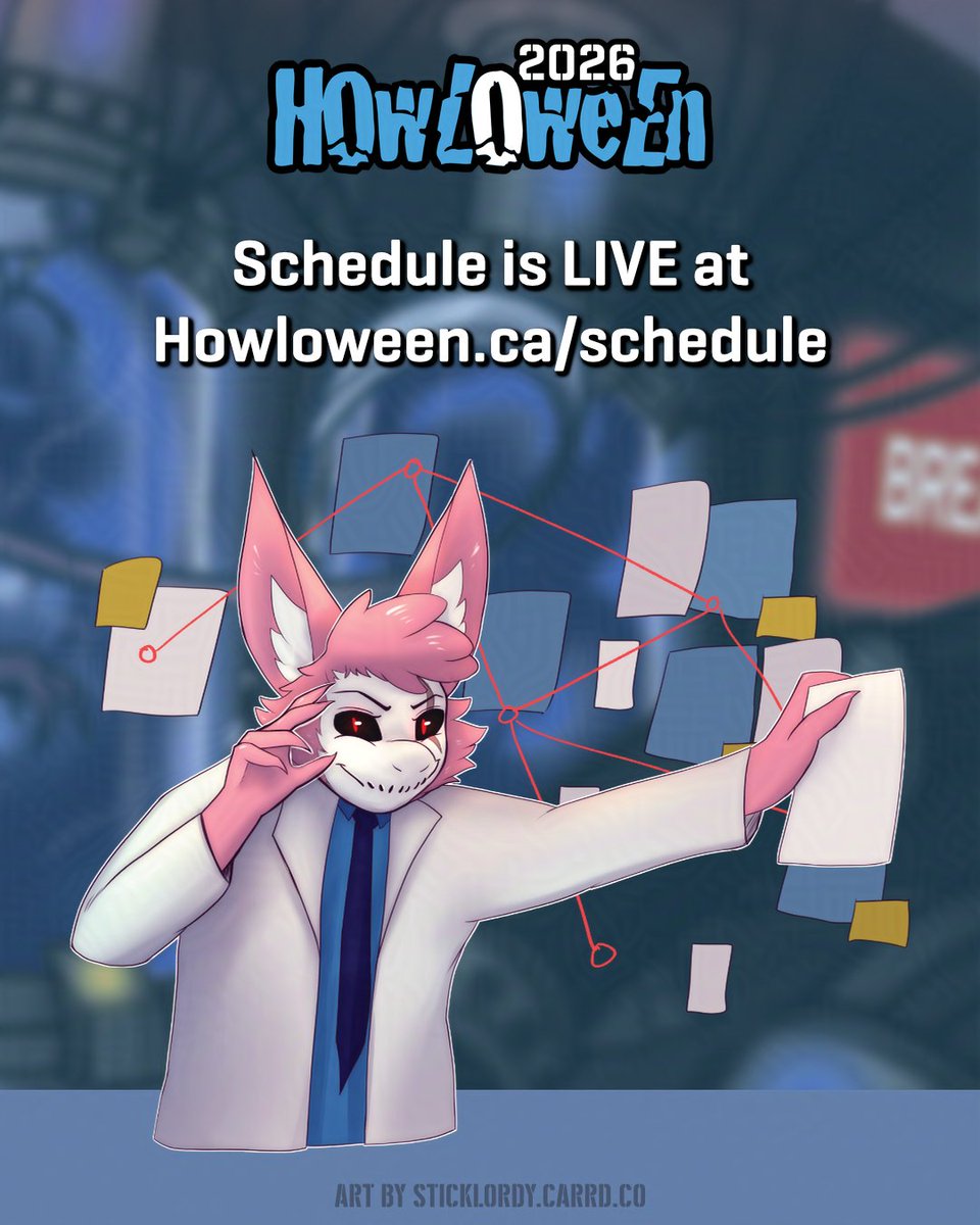 HowloweenCanada's tweet photo. Chimera Labs' Event Schedule is live at https://t.co/JCpLlVdIjN
Art by https://t.co/RtyBXDdVBq
#Howloween #ChimeraLabs #HowloweenCanada #Convention #Furry #FurryCon #Vancouver #Canada https://t.co/Kn8hmdU1h4