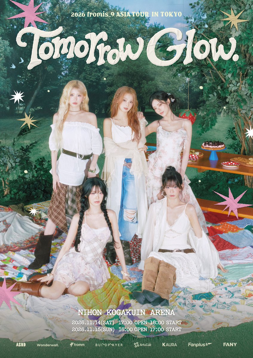 fromis9_japan's tweet photo. 2026 fromis_9 ASIA TOUR [TOMORROW GLOW.] IN TOKYO

FC二次先⾏（抽選）は本日10/12(月)23:59まで受付中！
皆様お忘れなく、お申し込みください📢

🍀お申し込み・詳細はこちらから
https://t.co/1qrgL4qKfD

#fromis_9 #프로미스나인
#fromis_9_ASIATOUR
#TOMORROW_GLOW
#fromis_9_ASIATOUR_TOKYO https://t.co/JUyCIHDPn4