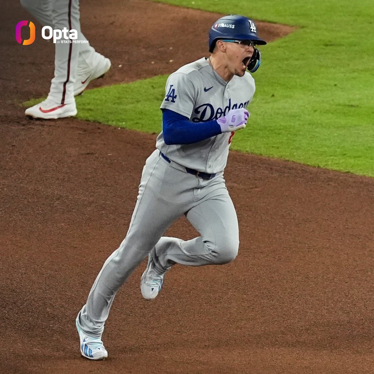 OptaSTATS's tweet photo. Kiké Hernández is the only player in MLB history to have at least 10.0% of his career homers (reg &amp; post) come in the postseason (min. 100 total homers). https://t.co/F3LisMRoJ6