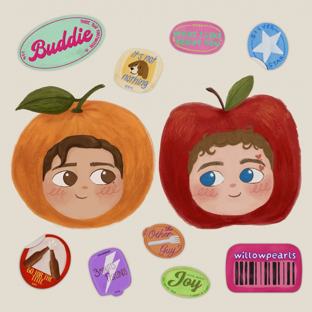 willowpearls's tweet photo. sticky sweet, tangerineddie (to keep applebuck company<3) #buddie https://t.co/0K13ogdc5t