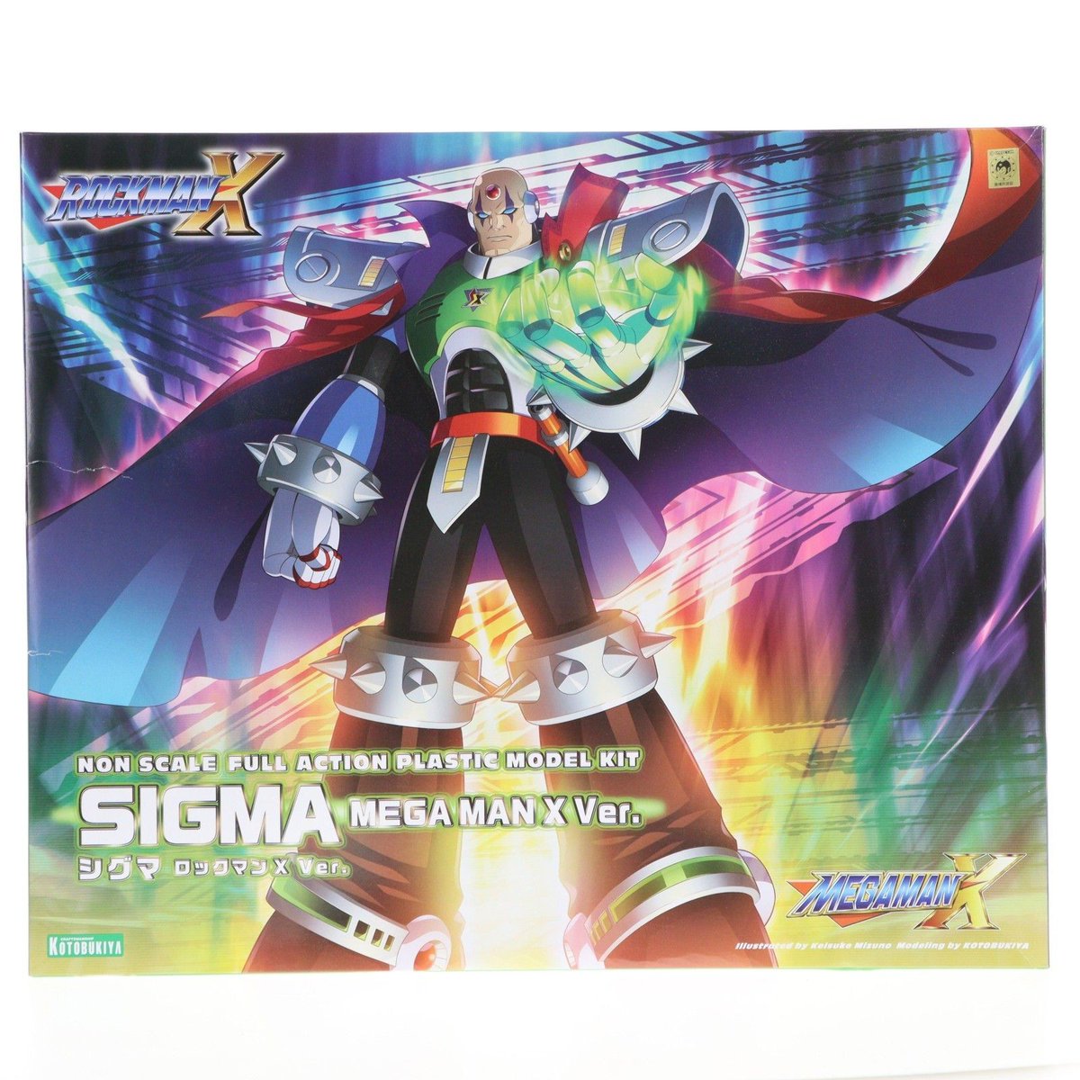JapanAnimeFinds's tweet photo. Sigma fans, that purple cape on the box art is peak boss-fight drama.
Kotobukiya Sigma Mega Man X Ver. model kit. Pre-owned; assembly required if unbuilt. Box pictured. Check condition, contents &amp; US shipping.
https://t.co/PwhpIgJyhT
#ad https://t.co/nGqsQVdZOa