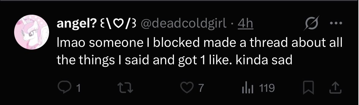SpilledMilkbox's tweet photo. “all about the things I said” its literally one comment and I said its for people being stupid, tf r we on

also lowkey my biggest fan cause y r u checking my profile after blocking me https://t.co/AspWR05LbZ