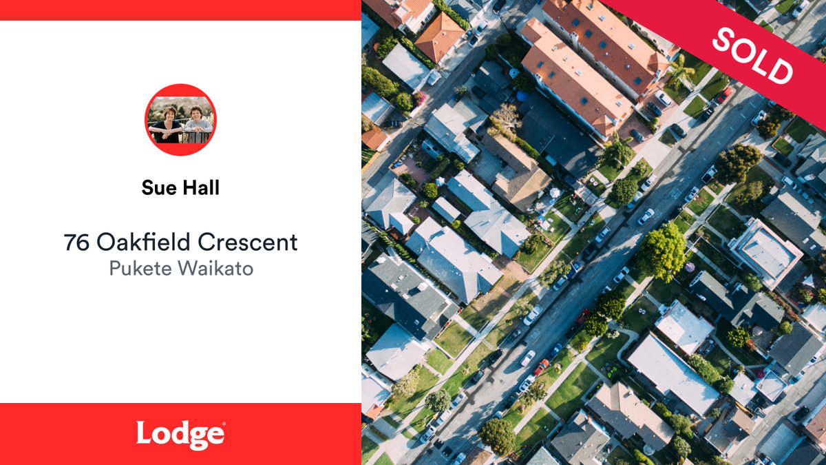 suehallhamilton's tweet photo. 📍 76 Oakfield Crescent, Pukete, Waikato

My latest sale on RateMyAgent.
Individual Salesperson 10006461
https://t.co/m8CEO3TmtV

...
#ratemyagent #realestate #teamsuehall #sueanddonna #Lodge_Real_Estate_Hamilton_City_Lodge_Real_Estate_Ltd_ https://t.co/gcPEjkrWbR
