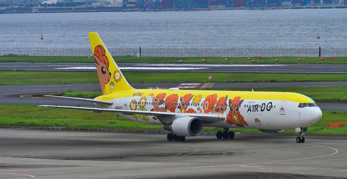kaneyan1957's tweet photo. 2026年10月5日　 羽田空港第2ターミナル展望デッキ    

#羽田空港 
#第2ターミナル 
#AIR_DO 
#HD20 
#B767_300 
#JA607A 
#Nikon 
#Z6III https://t.co/djC01Fptw8