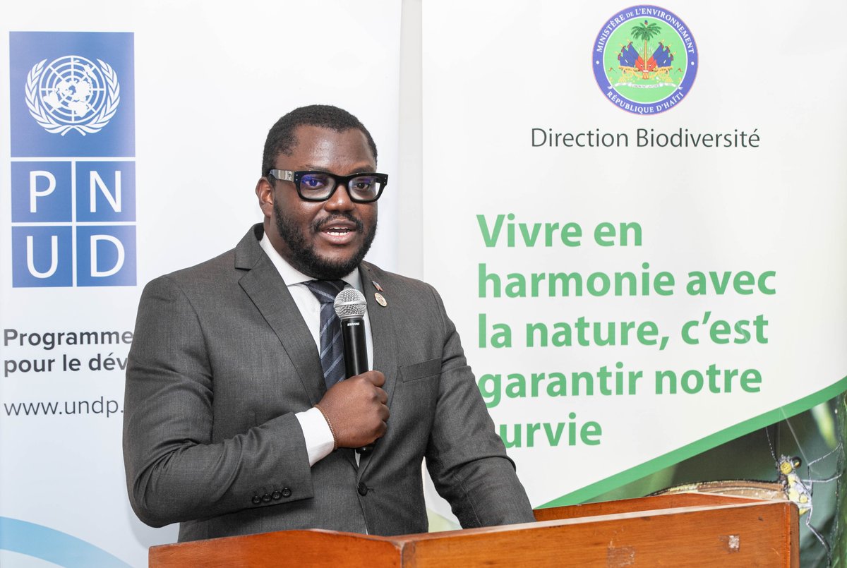 undphaiti's tweet photo. Haïti lance les ateliers de validation de son Plan de financement de la biodiversité et de son 7ᵉ rapport national

Organisées par @EnvironnementHT  avec l’appui du  PNUD eg de @theGEF, ces rencontres se tiennent du 6 au 8 octobre 2026 à Port-au-Prince.

#Biodiversité https://t.co/RQaYzIlVC7