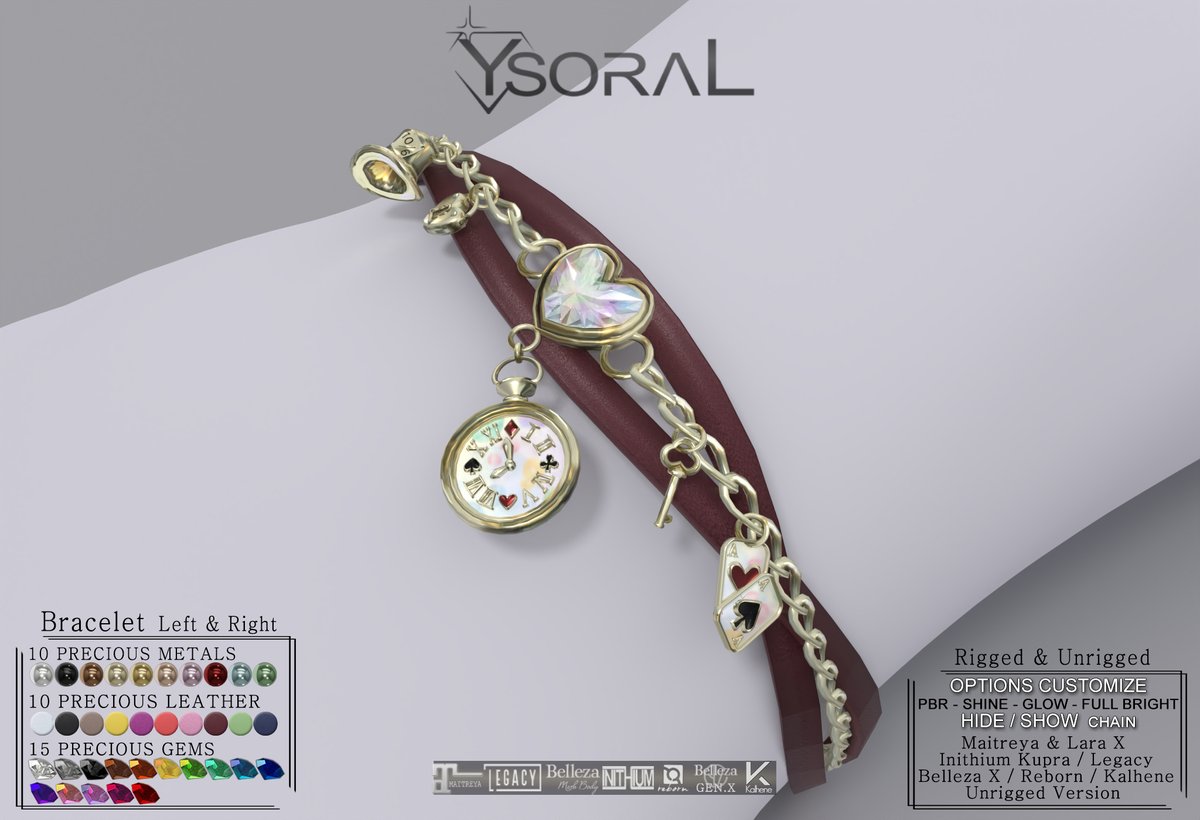 BeautyEbody's tweet photo. Hey eBodyBabes! ❤
Brand: Ysoral
Item: Bracelet Alice
Original Post:
https://t.co/jdDRaQCX7z
Taxi:
https://t.co/vcqUWYcxRi
#secondlife #ebodyreborn #ysoralsl #secondlifestyle https://t.co/QARQXDFzor