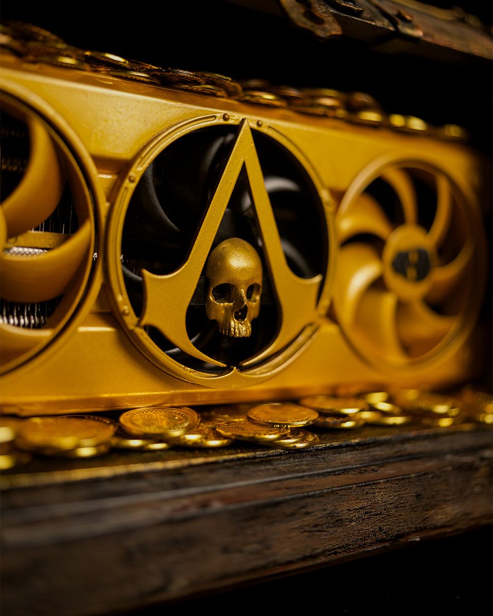 assassinscreed's tweet photo. The passion of the community never ceases to amaze us.

This Assassin's Creed Black Flag-inspired custom PC by Ultra.pcgamers in collaboration with @Zgamesuae pays tribute to one of the most beloved adventures in the franchise, blending craftsmanship, creativity, and gaming culture into one incredible build.

What detail catches your eye first? 👀