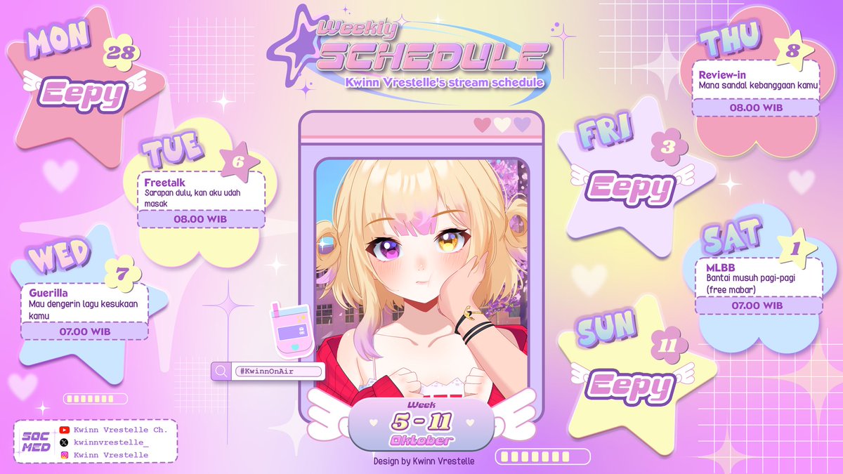 kwinnvrestelle_'s tweet photo. ✨SKEMJUL IS BACK✨

📆 5 - 11 Okt 2026
📍https://t.co/RDndGQEG8S

I hope everything goes well🥹

𝘚𝘬𝘦𝘮𝘫𝘶𝘭 𝘮𝘢𝘺 𝘣𝘦 𝘤𝘢𝘯𝘤𝘦𝘭𝘭𝘦𝘥 𝘥𝘶𝘦 𝘵𝘰 𝘤𝘦𝘳𝘵𝘢𝘪𝘯 𝘤𝘰𝘯𝘥𝘪𝘵𝘪𝘰𝘯𝘴 (namanya juga SKEMjul)

#KwinnOnAir https://t.co/CEMAI6ZjZ2