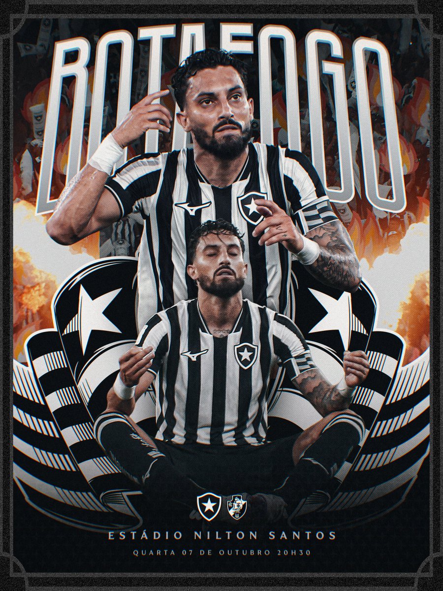 Botafogo's tweet photo. HOJE TEM GLORIOSO! É DIA DE CLÁSSICO! VAMOS JUNTOS, FOGÃO! 🔥⭐ #DIADEFOGO https://t.co/PuJEwIaGrp