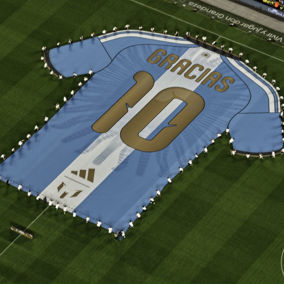 GlobalCARP's tweet photo. The Monumental. Our home, your house. 🏟️

MESSI 🔟🇦🇷 https://t.co/5C5855Lhr2