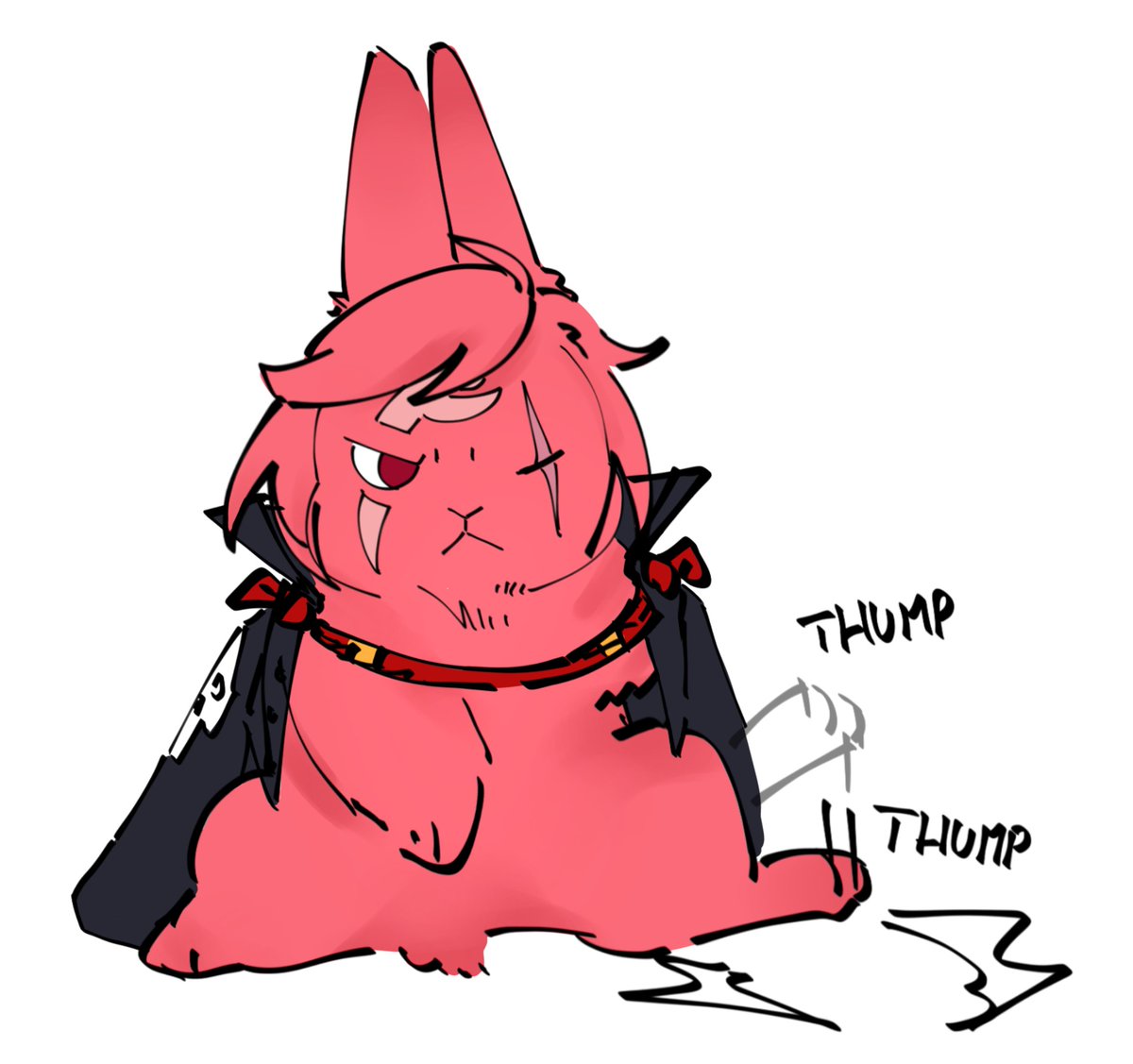 tsukameow_'s tweet photo. hello little bunny! why ar you baiken even! 😅😅 https://t.co/G9SBnfG1yF