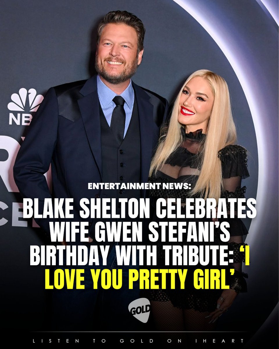 GOLD_1017's tweet photo. Blake Shelton pulled out the romance for Gwen Stefani’s birthday, marking her 57th with a sweet tribute and a carousel of loved-up photos. https://t.co/uuHY3aDXMb