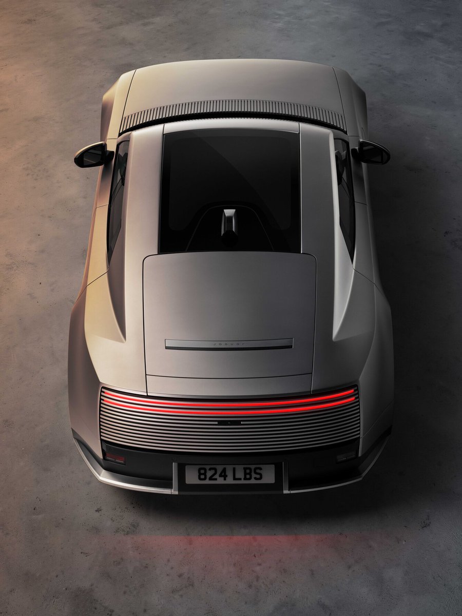 SawyerMerritt's tweet photo. Jaguar has just officially unveiled the production version of its new EV called the Type 01.

• Starting price: $130,000
• Range: 400 miles (EPA)
• 118 kWh battery
• 0-60 mph: 3.2sec
• Top speed: 150 mph
• Peak charging speed: 350 kW
• Four-seat luxury GT
• 1,015 HP
• 850V electrical architecture
• Adds 200 miles of range in 13 mins
• Curb weight: 5,500+ lbs
• Most powerful Jaguar road car ever
• Floating center console that extends from the front of the car all the way to the rear. Jaguar calls it a "spine." They will only offer this layout.
• Long front hood
• 6.5 deg of rear-wheel steering. Same turning circle of a BMW 3 Series.
• 23" wheels
• Drag coefficient of 0.23Cd
• Orders open early 2027
• First deliveries expected in second half of 2027
• Jaguar says this new EV represents the future of the company.

A lot more photos are in the thread below:
