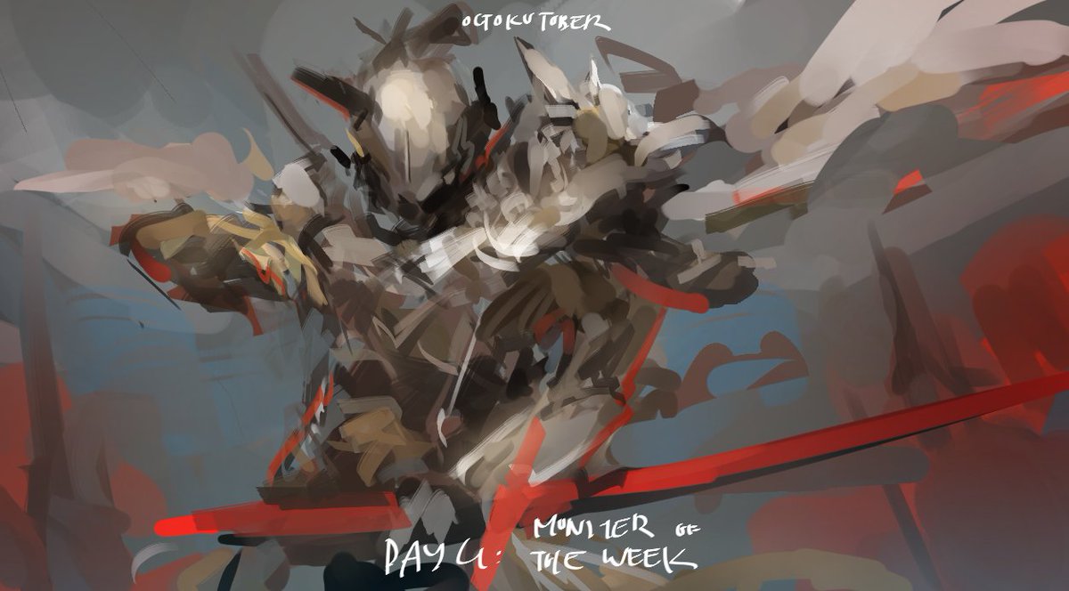 Hayaang1's tweet photo. DAY 4 - MONSTER OF THE WEEK

#octokutober26 https://t.co/B3fKI0i2yk