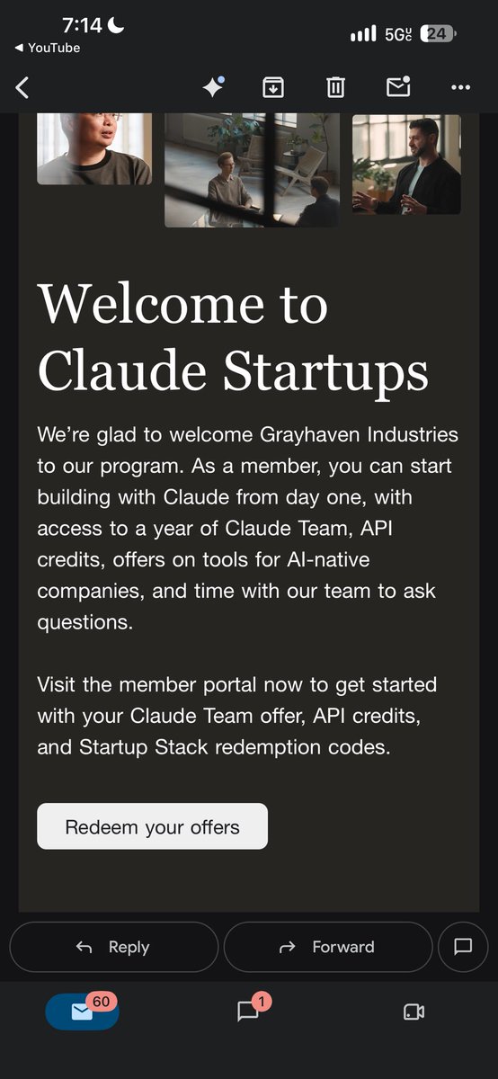 tylergibbs's tweet photo. Well that was quick. Thanks! @claudeai https://t.co/F9jCxub88y