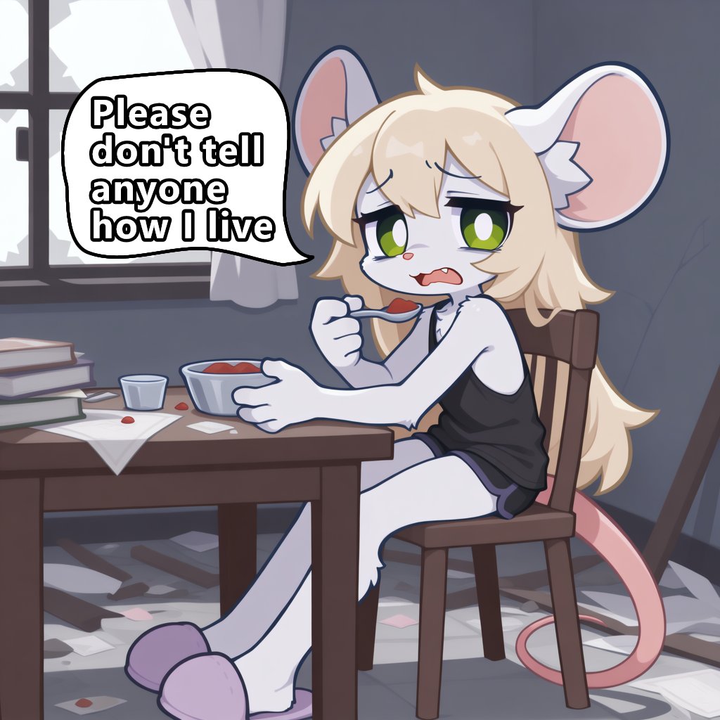 Kur_art_ai's tweet photo. Trying a more direct approach to convince you to give cheese to this poor mouse~ 🐭💔 https://t.co/ewckMxTYq5