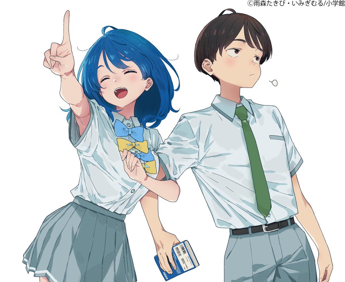 kanjinbashi1204's tweet photo. このラノ2025記念イラストのぬくやなやっぱり距離近過ぎるて。顔と顔くっつけたり腕組んだりしてる高校生の男女がただの友達なんて信じられんて。 https://t.co/AhBPwiBuCy